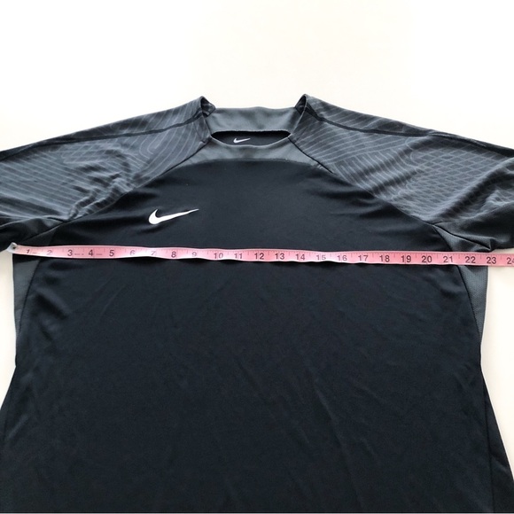 Nike Dri-FIT Strike Short Sleeve Soccer Shirt Black Size XL NWT - Picture 8 of 11